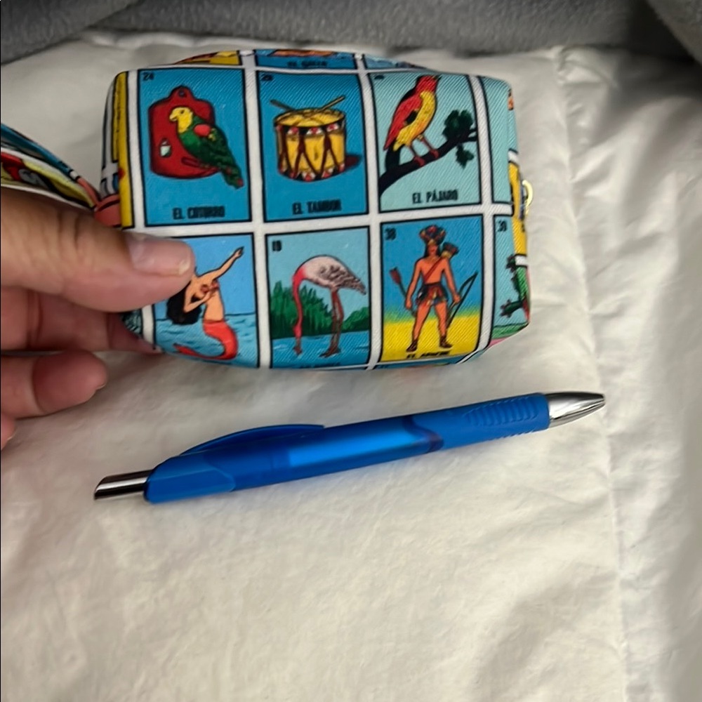 Colorful Lotería Print Pouch - Picture 9 of 10
